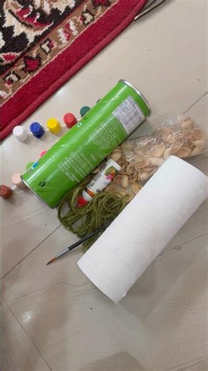 Pista shell and pringles box diy#craft #handmade #art # short # ytshort # shortfeed