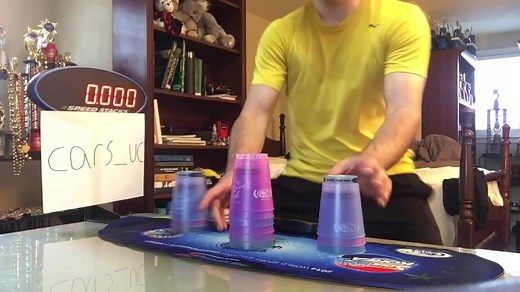 Third Times a Charm😅✨ #whatsyourpower #funny #hands #speed #awesome #usa #cupstacking #cool #foryou #worldrecord