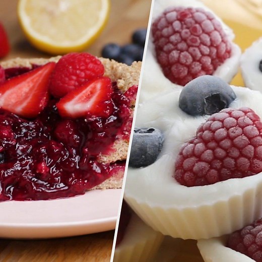 100K views · 854 reactions | These easy no-bake desserts are perfect if you don't have an oven or if you want a low calorie sweet! | Tasty | Facebook