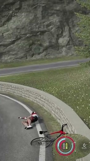 What happens if you crash at 90 KMH? Tour de France 2022 #shorts