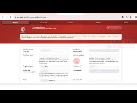 Cara Daftar SPPI Koperasi Merah Putih Tahap Pengisian Biodata di Akun Sistem Seleksi SDM PHTC