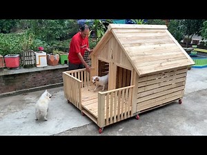 Amazing Ideas Reusable Timber Project - Build A Wooden House For Your Dog