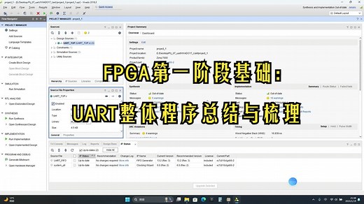 FPGA第一阶段基础：UART整体程序总结与梳理