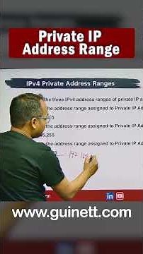 IP Address Range for Private Subnets | CCNA Networking Basics