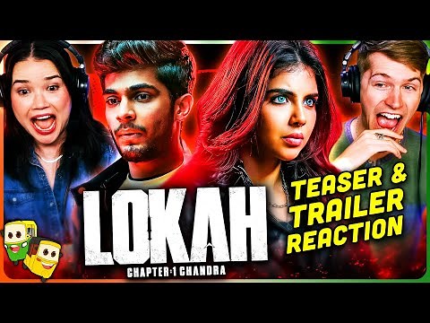 LOKAH CHAPTER 1: CHANDRA Official Teaser & Trailer Reaction! | Kalyani Priyadarshan | Naslen