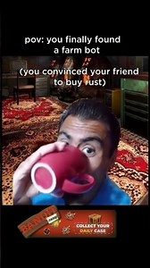 pov: you finally found a farm bot (you convinced your friend to buy rust) #Rust #Shorts #rustgame