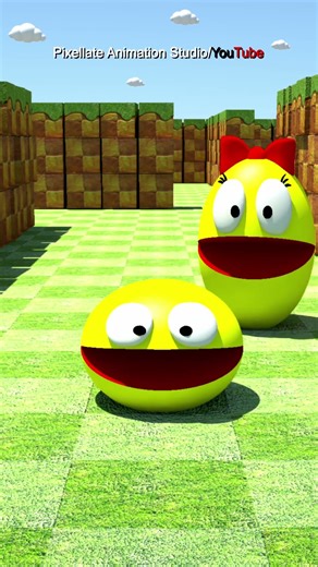 🧲🧲🧲 Magnetic : The Power of Attraction 😎😍 #pacman #animation #funny #cartoon #pacmanrobot #memes #3d
