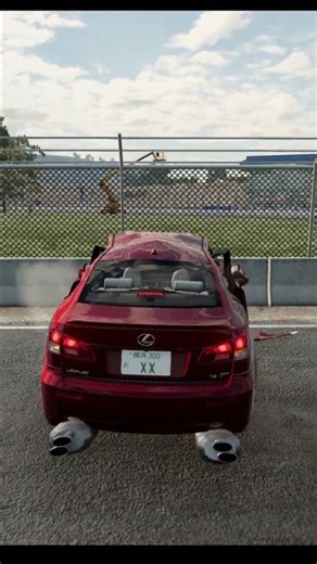 LEXUS IS-F CRASHTEST #crashdrive #crashtest #beamngdrive #automobile #beamng #lexus #lexusisf
