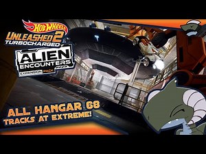 Hot Wheels Unleashed 2 - ALL Hangar 68 Tracks at EXTREME! (Alien Encounters Expansion Pack)