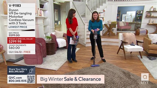 You are watching Dyson Cleaning on QVC®. Shop the show, here: https://qvc.co/qvcshopnowjanuary2026 | Sandra Bennett QVC
