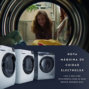 4M views · 4.2K reactions | Chegaram as primeiras Lava e Seca da Electrolux com sensores inteligentes para fazerem suas roupas durarem mais. | Electrolux | Facebook