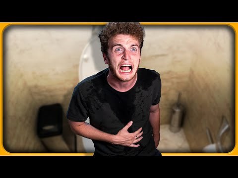 pooping after holding it in all day