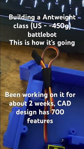 Antweight Bot! #youtube #battlebot #yt #electronics #mechatronics #engineering #3dprinting #arduino
