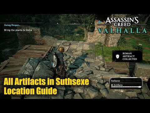 Assassin's Creed Valhalla PS5 • All Artifacts in Suthsexe Collectible Location Guide