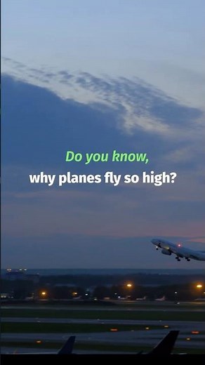 Why Do Many Commercial Planes Fly So High? | AirNav Radar Explains #aviation