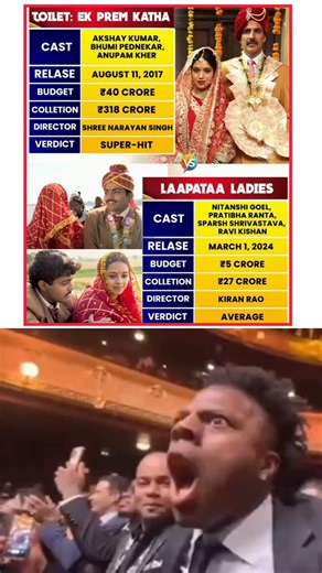 Laapata Ladies 🆚 Toilet Ek Prem Katha 🤯 Which Movie is More Popular & Successful 🤔😱✅