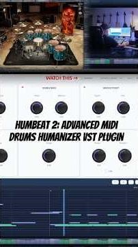 Humbeat 2: Advanced Midi Drums Humanizer Vst Plugin #drummer #drums