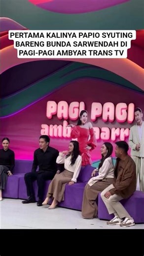 PAPIO PERTAMA KALI SYUTING BARENG BUNDA SARWENDAH DI PAGI-PAGI AMBYAR #sarwendah #sargio #mamio