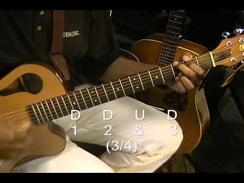 Strumming Pattern For 3/4 or 6/8 Time How To Strum On Guitar ‪@EricBlackmonGuitar‬
