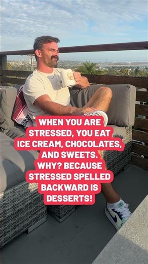 Stressed backwards is literally genius 😂 #dadjokes #comedy