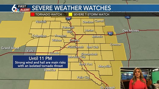 Severe weather potential on the way. The latest on what to expect | 6 News WOWT