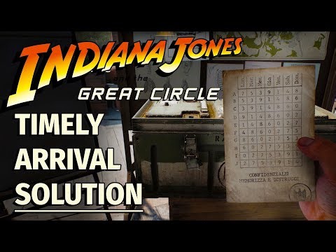 Timely Arrival - Indiana Jones and the Great Circle