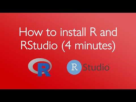 How to install R and RStudio on Mac in 4 minutes (August 2021)