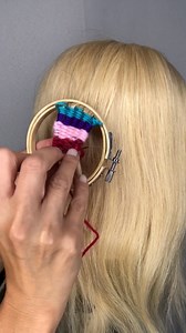 Kickin' off the weekend with a hair tapestry video 🌈 by Annette Updo Artist. She used the Kenra Professional Whipped Taffy 20 to separate sections & create an airy high hold matte finish, making it easier to weave thread through. | Kenra Professional