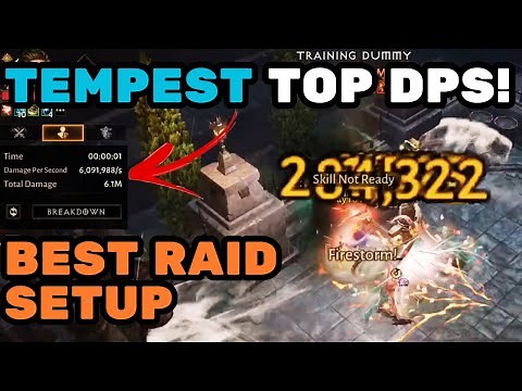Tempest BEST SOLO DPS Build! RAIDS/GAUNTLET Setup! [Diablo Immortal]