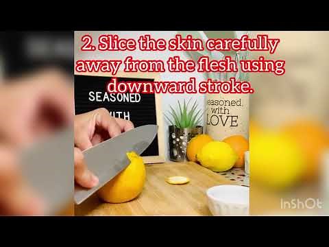 How make Orange zest without a zester or grater.