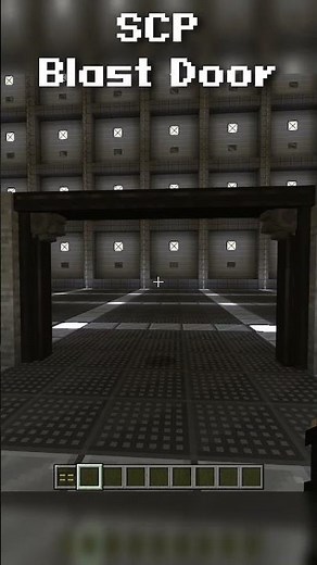 SCP Blast Door in Minecraft #minecraft #scp #door