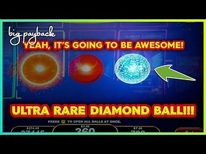 What does the ULTRA RARE DIAMOND BALL DO?! Treasure Ball Slots!!!