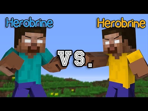 Herobrine vs. Herobrine - Minecraft Part 1