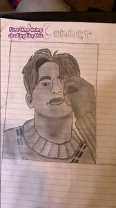 KIT CONNOR DRAWING ♥️ #kitconnor #art #heartstopper #drawing #shading