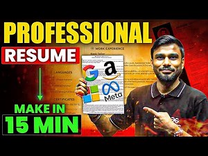 How To Make A Resume For Freshers! 🔥🔥 Make Online Free Resume | GeeksforGeeks