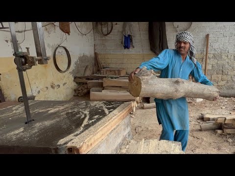 From Tree Stump to Furniture | Solid Wood Table Build