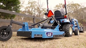 The grass is starting to grow. Time to start up your LS and get to cutting. | LS Tractor