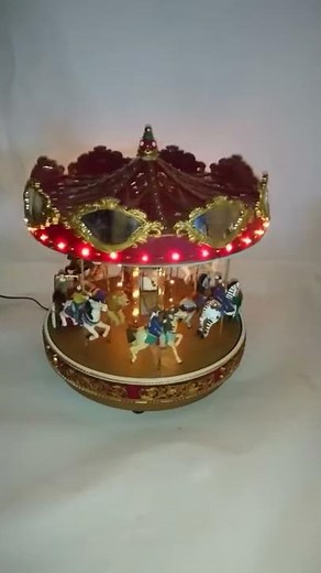 Mr Christmas marquee merry go round carousel