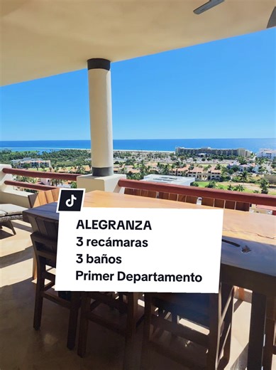 ¡Esto no es solo un condominio, es un estilo de vida! ✨🌊 P. Finesterra #Alegranza te ofrece 3 recámaras y 3 baños, además de una terraza enorme con vistas panorámicas al océano que se extienden hasta Punta Palmilla 🌅. Disfruta acabados mejorados, privacidad y una ubicación inmejorable: a solo pasos de restaurantes, boutiques, galerías y el famoso Art Walk de San José del Cabo 🎨🍷. Relájate en múltiples albercas 🏊‍♀️, juega tenis 🎾 o disfruta del restaurante dentro del desarrollo—todo lo que