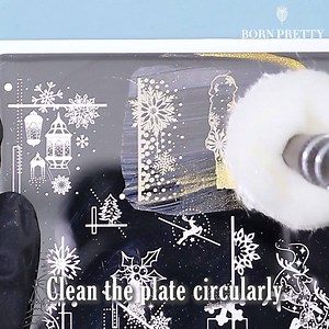 😉How to clean the stamping plate properly?❤Did you get it? | Bornpretty