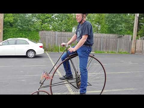 1885 Star Antique Bicycle High Wheel made in Smithville , NJ