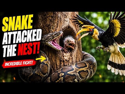 Giant Snake Attacks Eagle Nest | Incredible Wildlife Survival Story