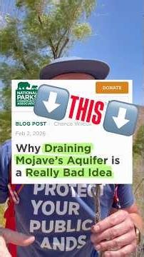 Should we be pumping water out of the desert? 🙅🏻‍♂️