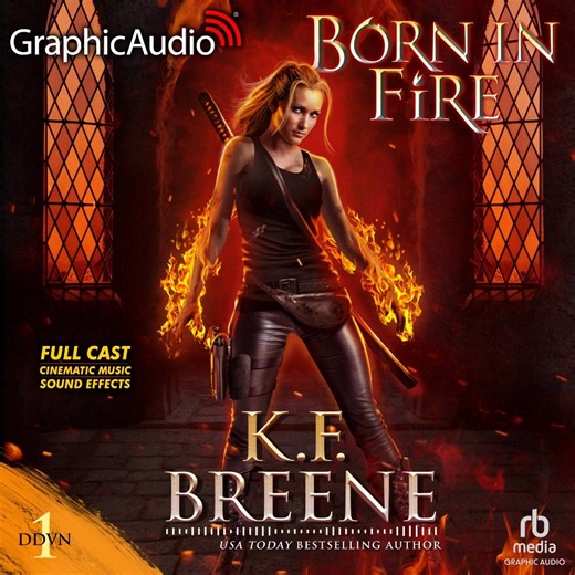 Listen to a full cast audiobook sample from Demon Days, Vampire Nights World By K.F. Breene. https://loom.ly/HhBhBqM. Everyone knows not to trust vampires. Especially a hot elder vampire. But without any other jobs coming up, I’m stuck. As I uncover a web of lies and treachery, revealing an enemy I didn’t know existed, the truth of my identity is threatened. I might make it out alive, only to end up in a gilded cage. | GraphicAudio