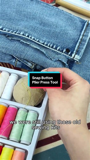 One kit that fixes all your button problems #AllInOne #DIYKit #HomeRepair #SnapTool#tiktokshop