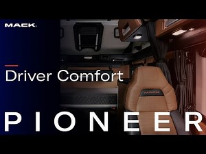 Mack Pioneer™ Driver Experience: Comfort, Control & Premium Seating