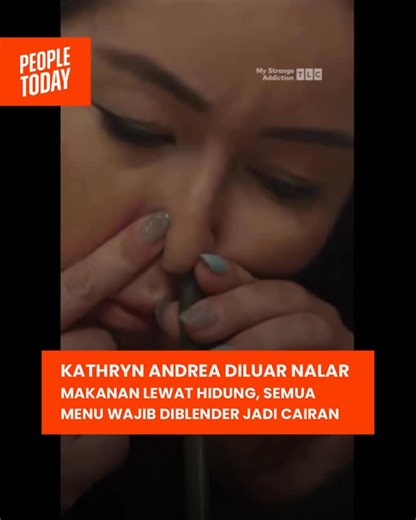 People Today on Instagram: "A circulating video claims that this woman blends all her meals into a liquid consistency and shockingly "snorts" them instead of eating normally. The footage shows her preparing what looks like a smoothie, with captions stating, "This woman blends and snorts all her food". This bizarre method has sparked a massive debate online: Is this a result of a severe medical condition preventing her from swallowing, a psychological disorder, or just a sensationalized internet