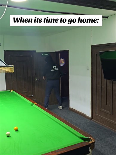 Leaving My Favorite Snooker Table 🎱