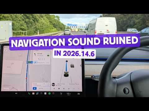 Tesla 2026.14.6 Bug: Navigation Voice No Longer Mutes Music + Sounds Muffled