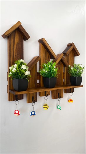 3.5M views · 32K reactions | House Key Shelf DIY | Space 4 Home | Facebook